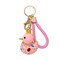 Wrapables Glamorous Crystal Rhinestone Ducky Keychain, Pendant Bag Charm, Pink